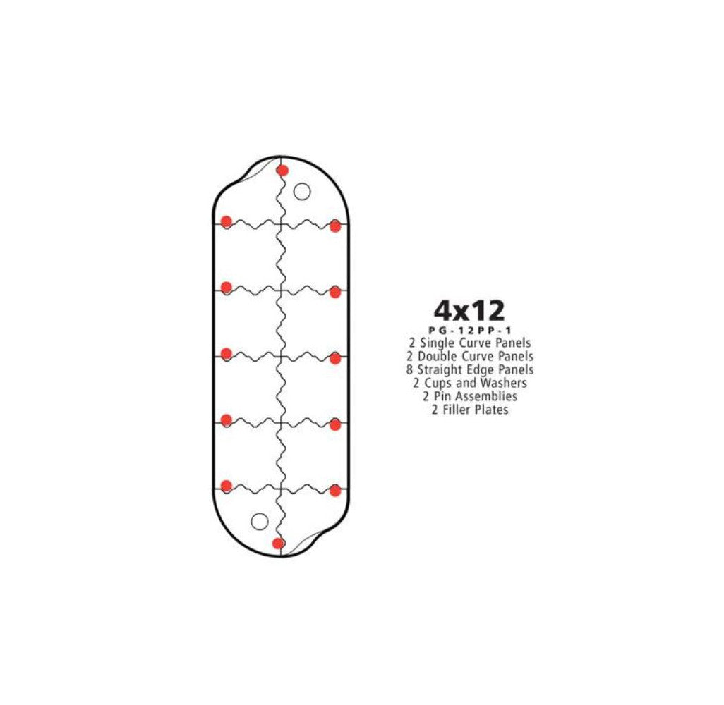 Professionele Putting Green 12 Panelen - Perfecte Afmeting 121x366cm