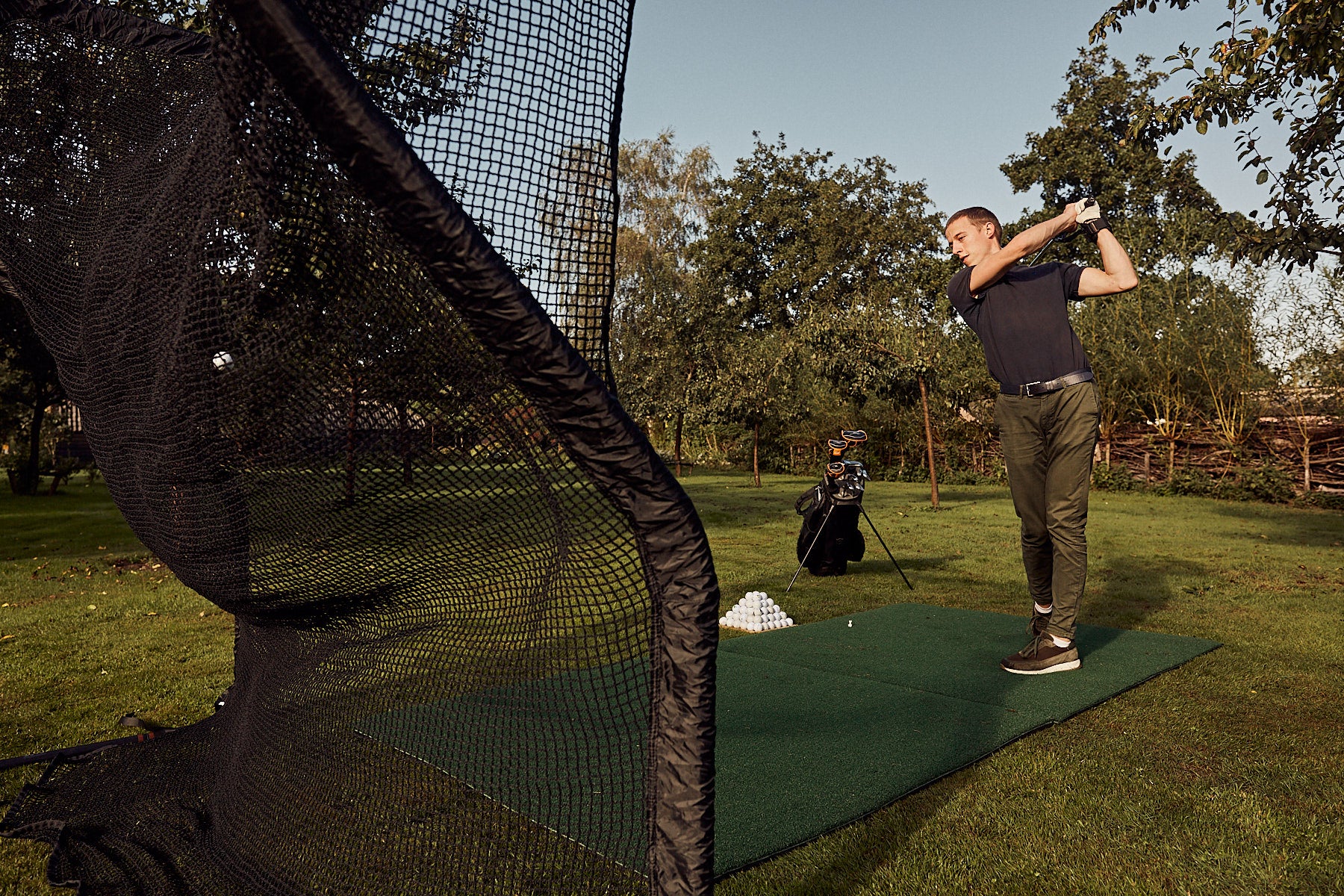 Effectief thuis golfen met een golfnet?