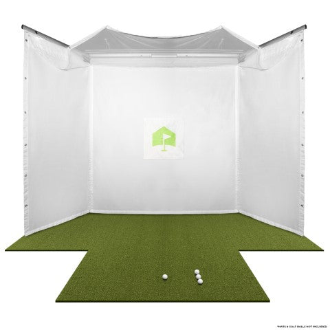 HomeCourse180 uitklapbaar golfsimulator scherm