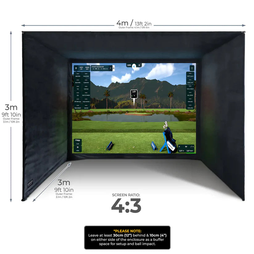 replacement screen for the SimSpace golf simulator