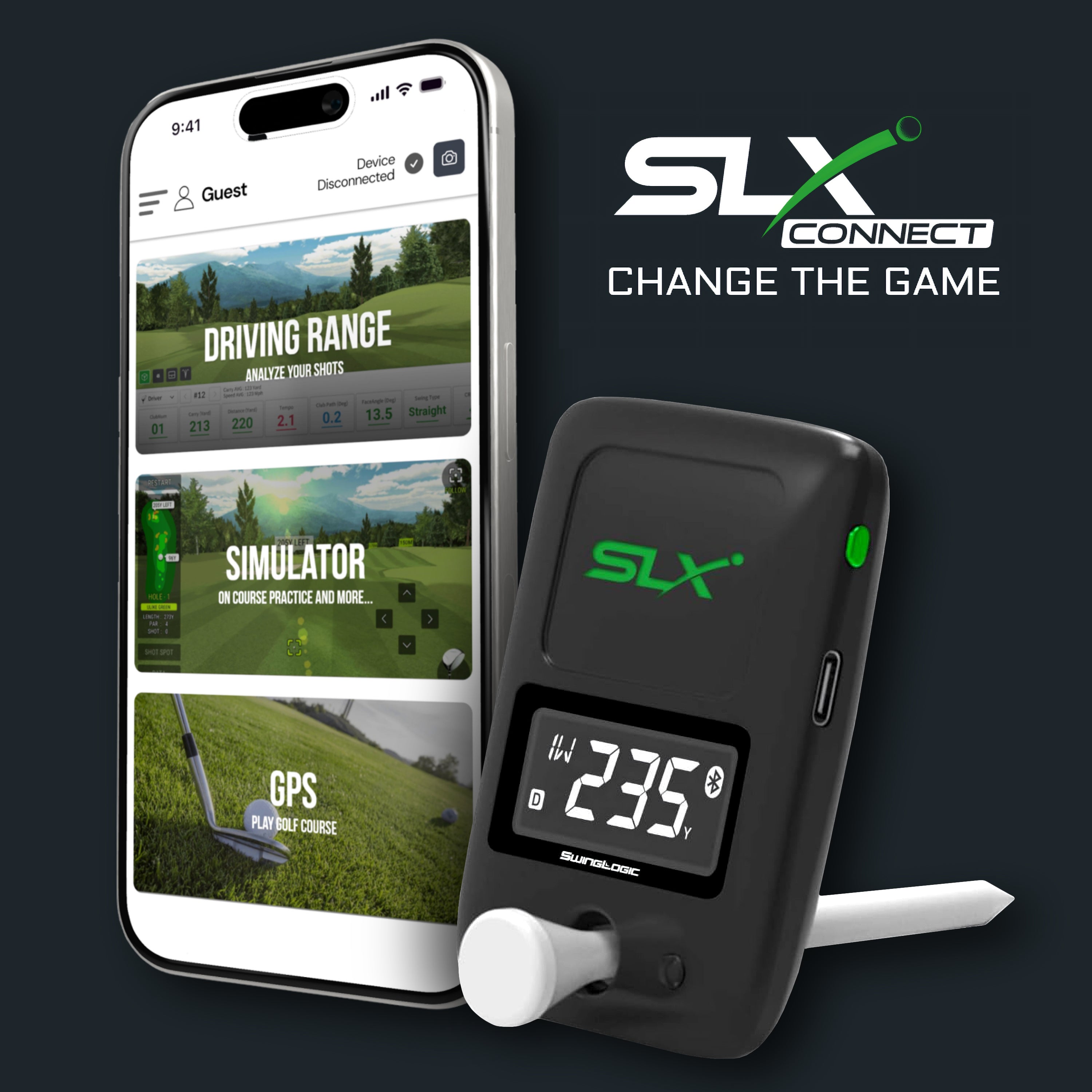 SLX HYBRID Mini: compacte launchmonitor