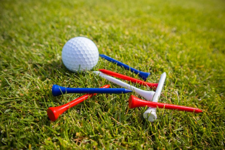 Wooden Golf Tees 70mm - PGA Tour - Sustainable &amp; Colorful