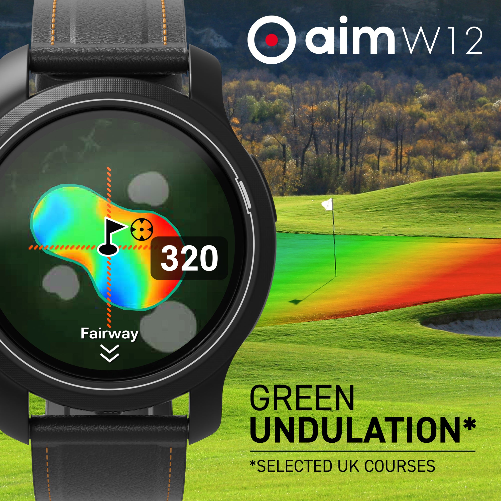 GPS Golf Horloge GOLFBUDDY AIM W12