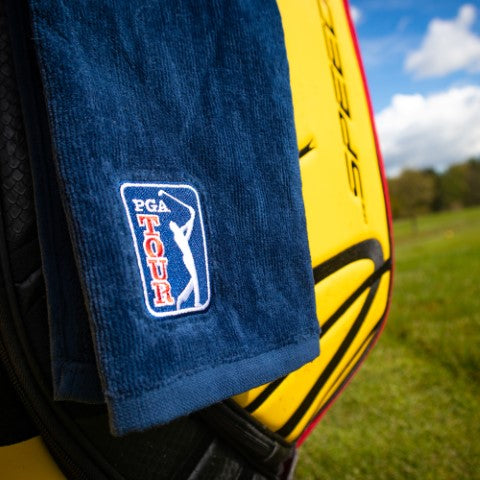 PGA Tour Golfhanddoek en -borstel Set voor Optimale Clubverzorging