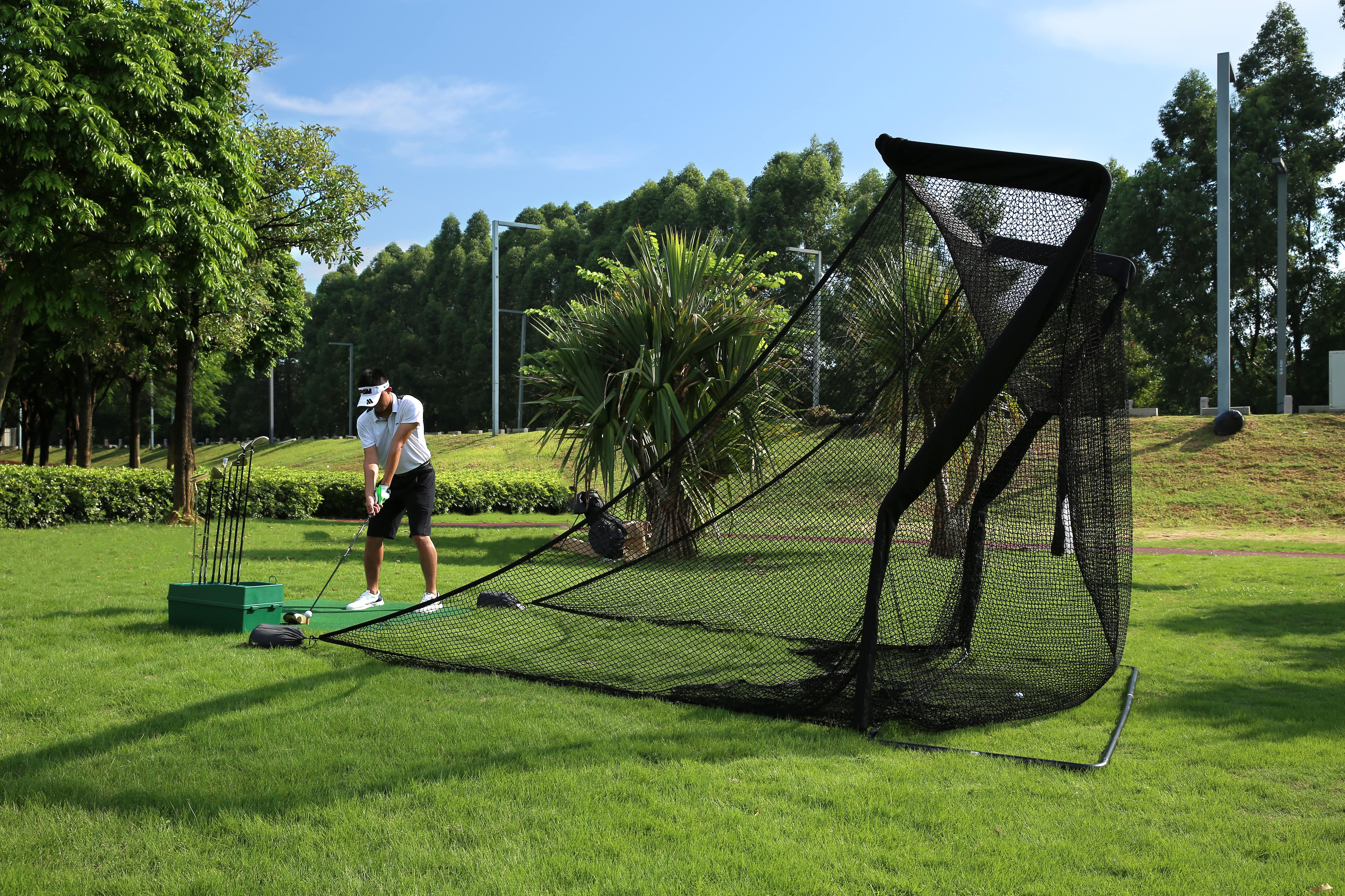 On Par Golfnet - De ultieme golfervaring in uw eigen tuin incl. golfmat van 150 x 150 cm