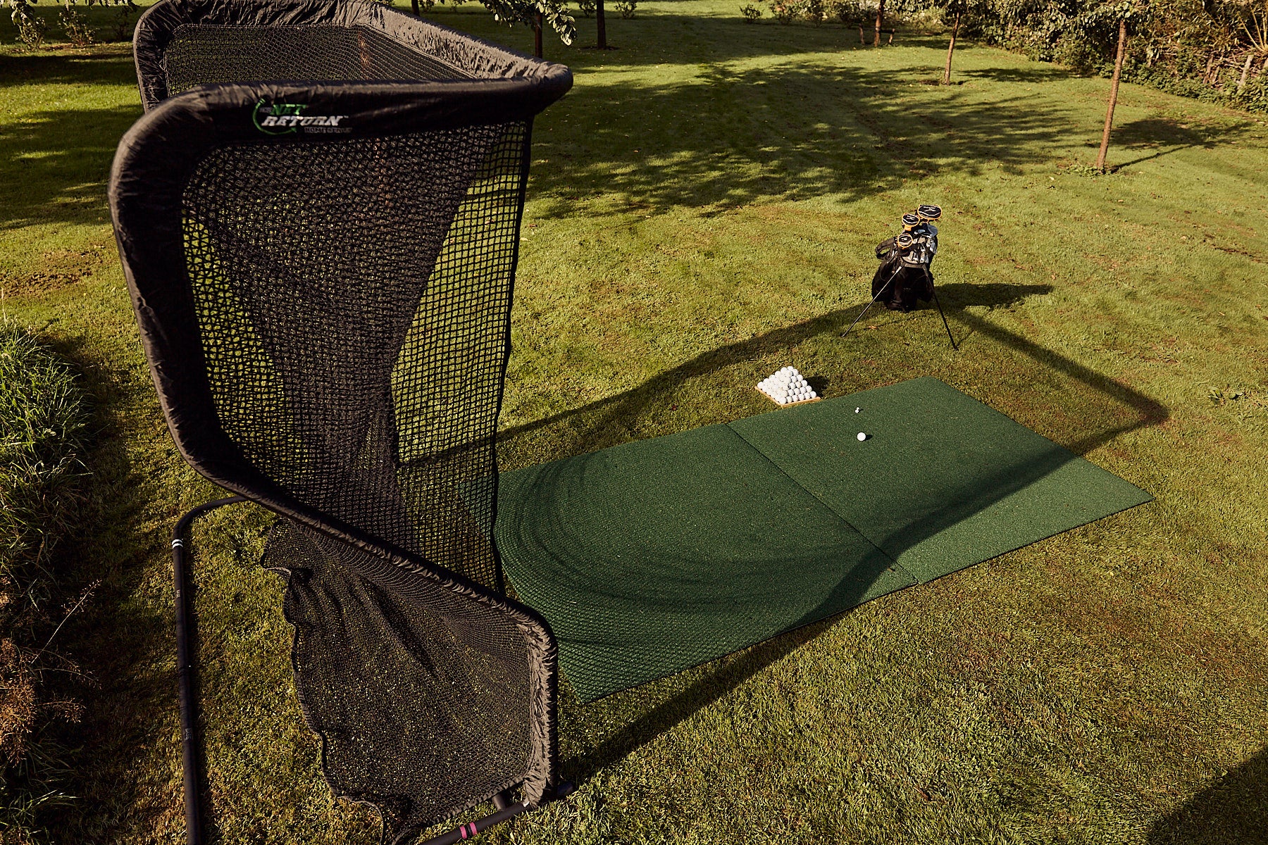 Net Return Home inclusief golfmat van 150 x 150 cm