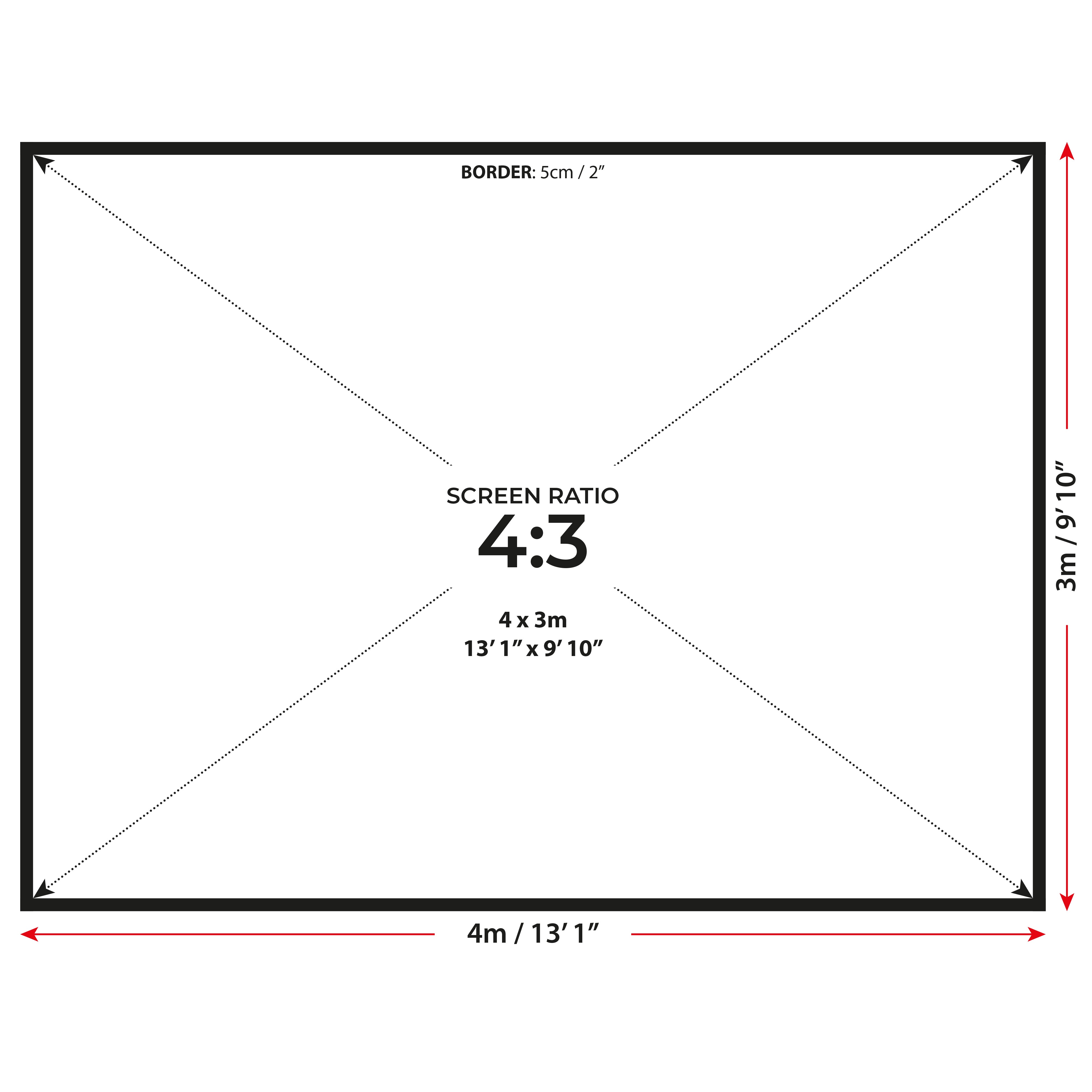 SimSpace Platinum Impact Screen – 4K golfsimulatie scherm