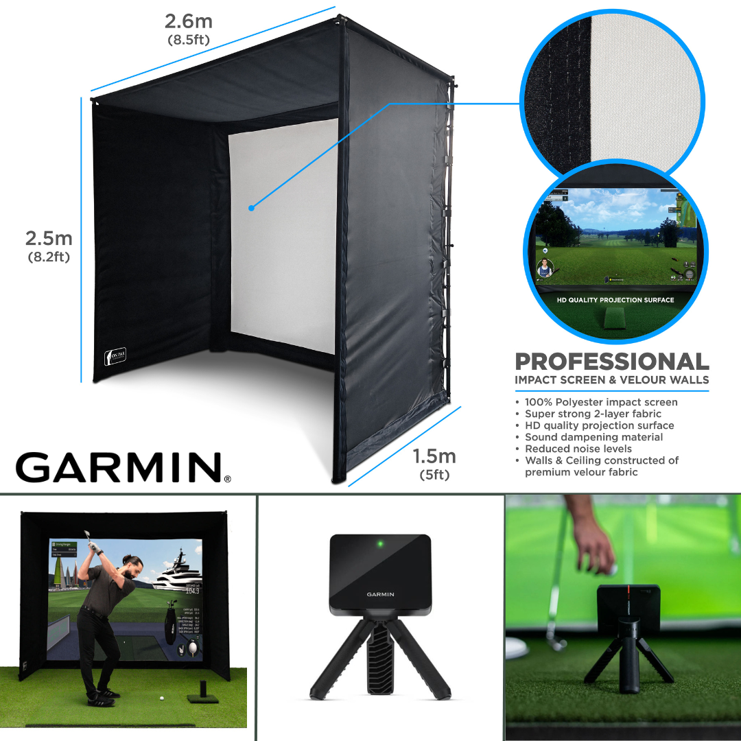 SimSpace Golf Simulator Studio | Garmin Approach R10 | Compleet Basis Doe-het-zelf Pakket