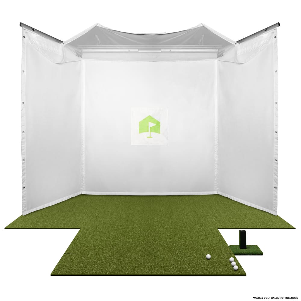 HomeCourse golfsimulator compleet met Square Golf launchmonitor