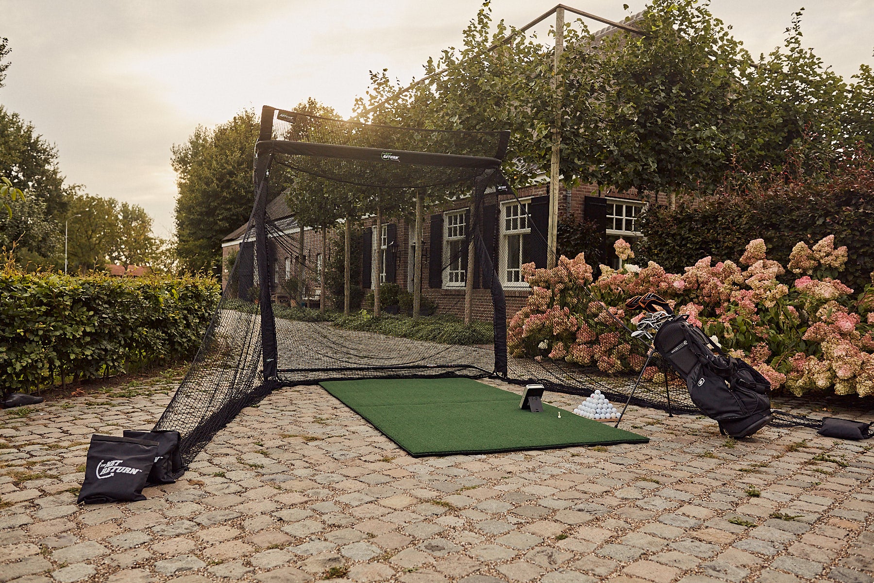 Golf net waarmee je thuis kunt oefenen
